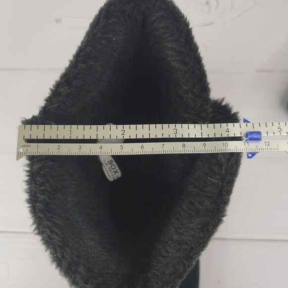 Xhilaration Karenza black suede button up boots size 7 - Picture 8 of 8